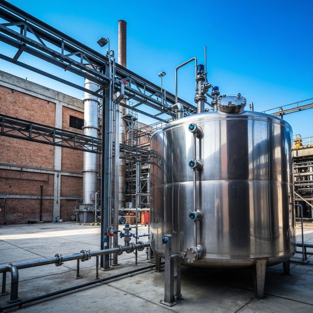 Reservatório Industrial em Inox